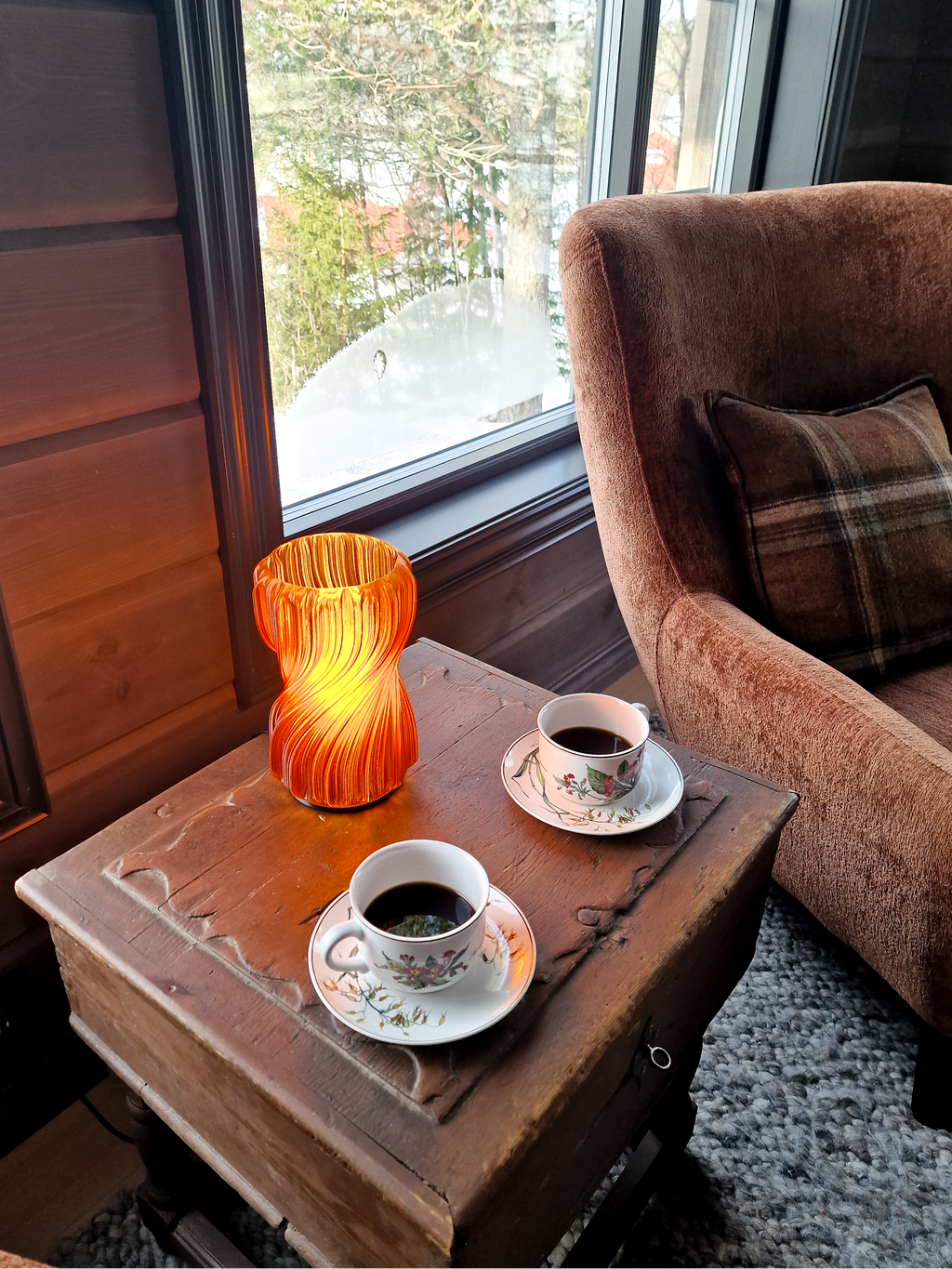 Mynd Metallglød bordlampe