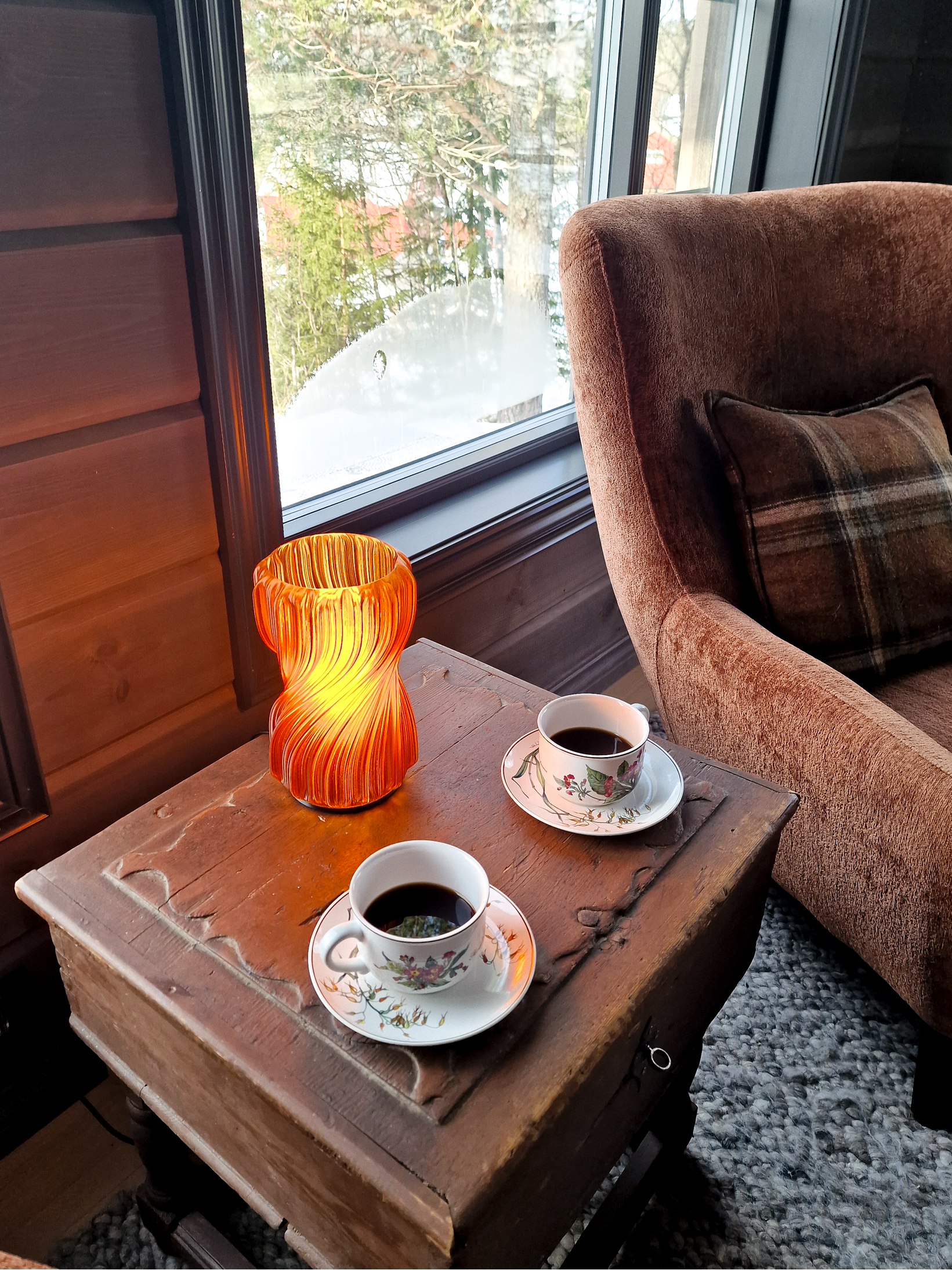 Mynd Metallglød bordlampe