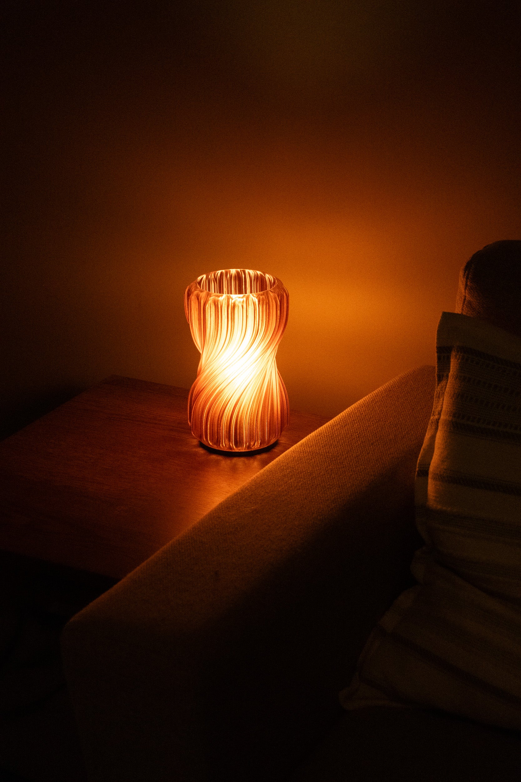 Mynd Metallglød bordlampe